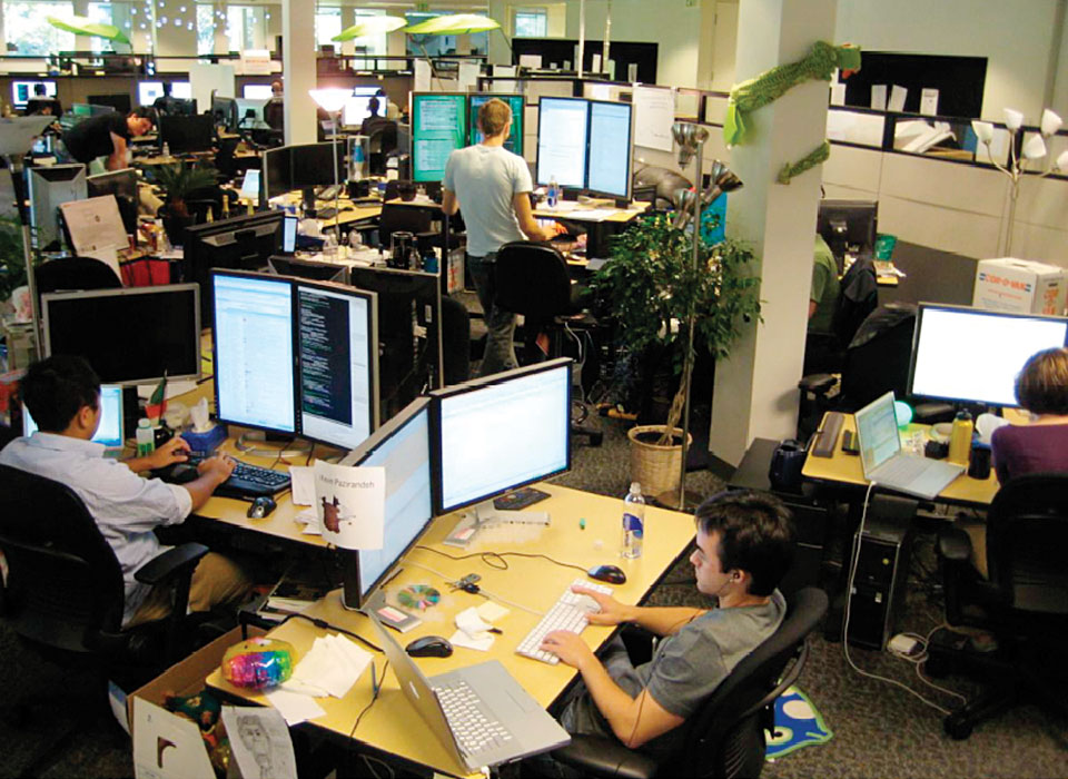 Офис Open Space Google