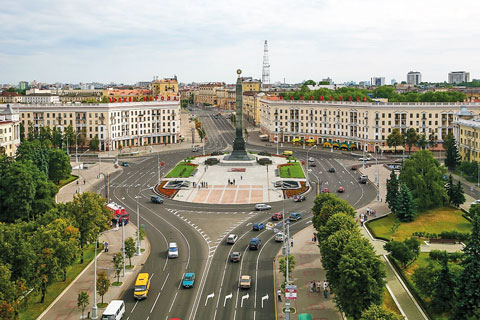 Транспорт Минск пл. Победы