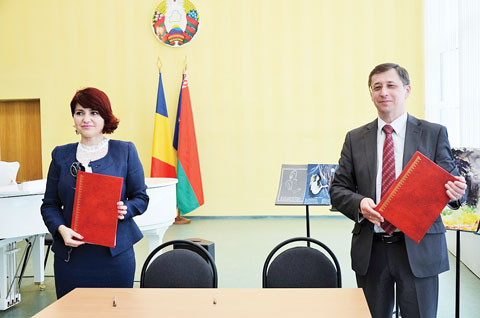 Церемония подписания договора о международном сотрудничестве